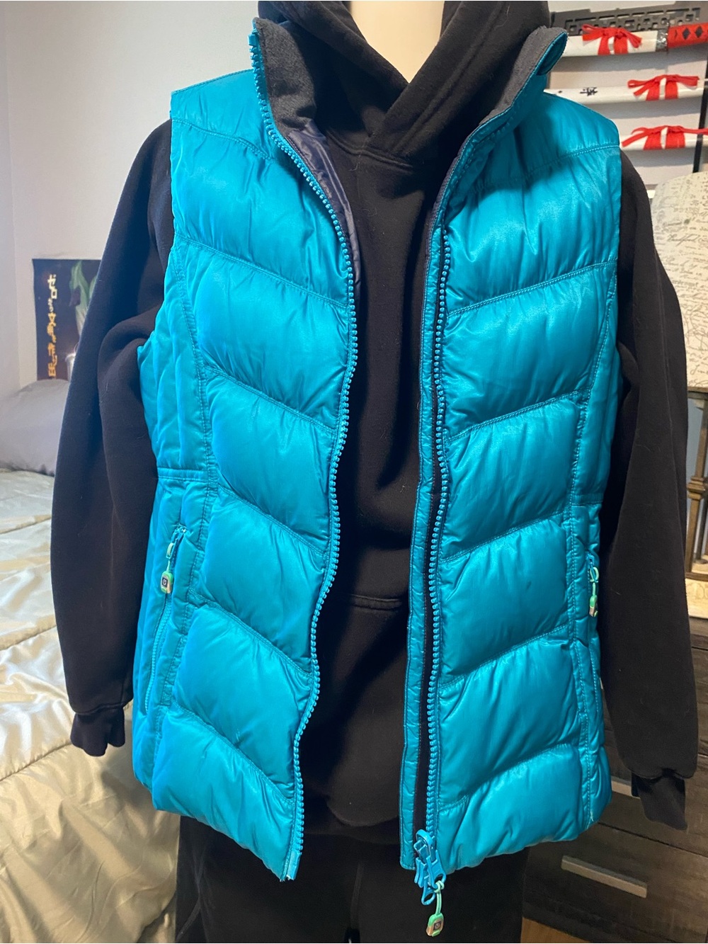lululemon athletica Teal Quilted Puffer Vest